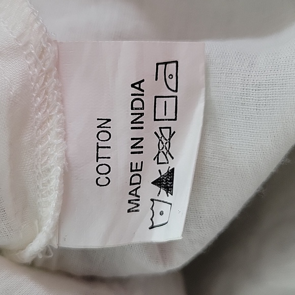 Eshakti White Brown Floral A-Line Dress Size 16 - Picture 6 of 7